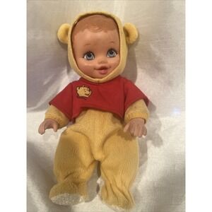Rare-VHTF-1990 Lauer Toys 10" Water Babies Disney Winnie The Pooh Brown / Blue